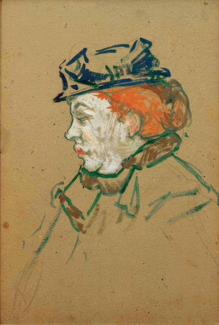 Dansaren Gabrielle av Henri de Toulouse Lautrec