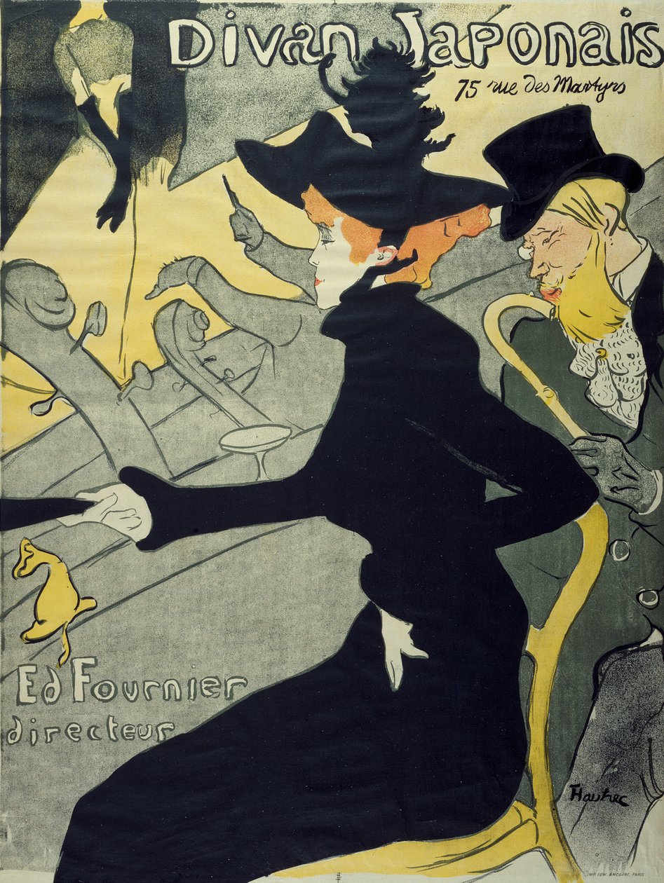 Japansk soffa av Henri de Toulouse Lautrec