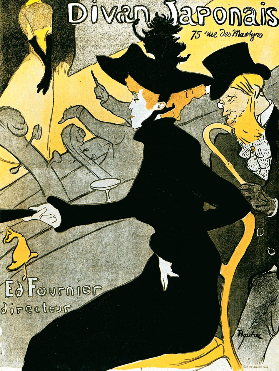 Japansk soffaffisch, 1892. av Henri de Toulouse Lautrec