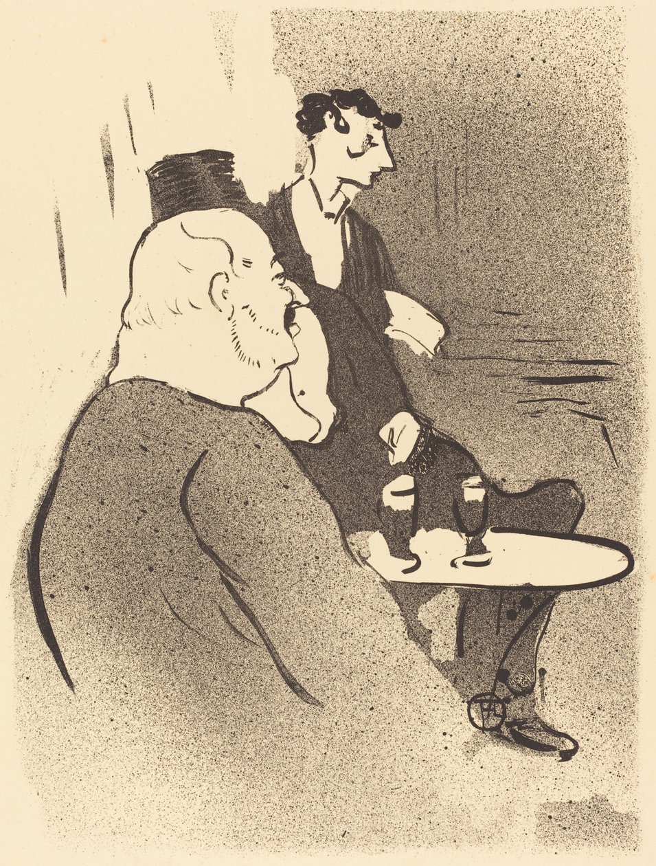 Ducarre på ambassadörerna av Henri de Toulouse Lautrec