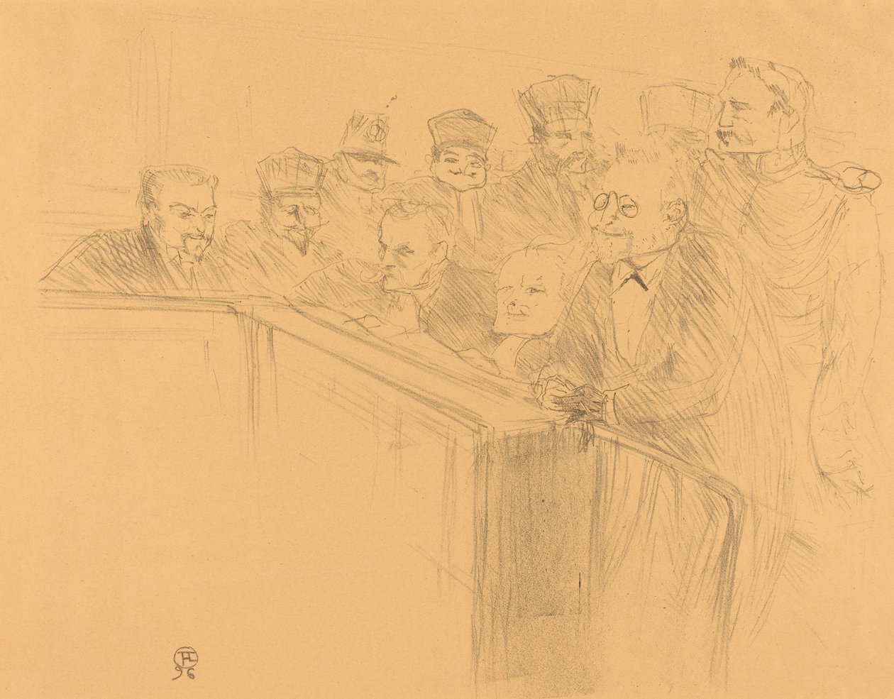 Dupas avsättning av Henri de Toulouse Lautrec
