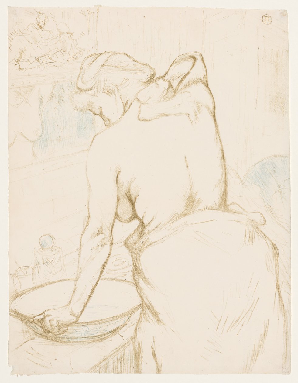 Elles: Toaletten av Henri de Toulouse Lautrec