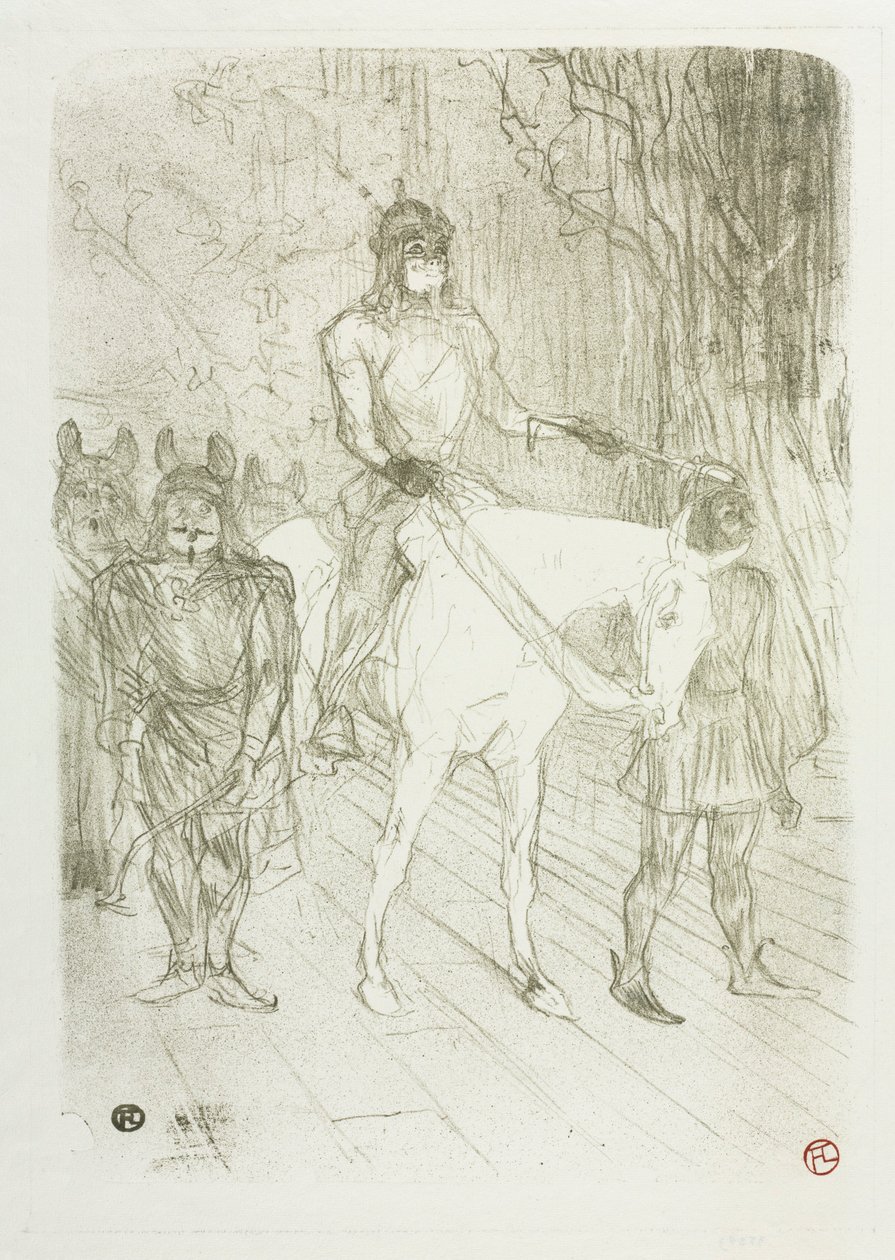 Brasseurs entré i Chilpéric av Henri de Toulouse Lautrec