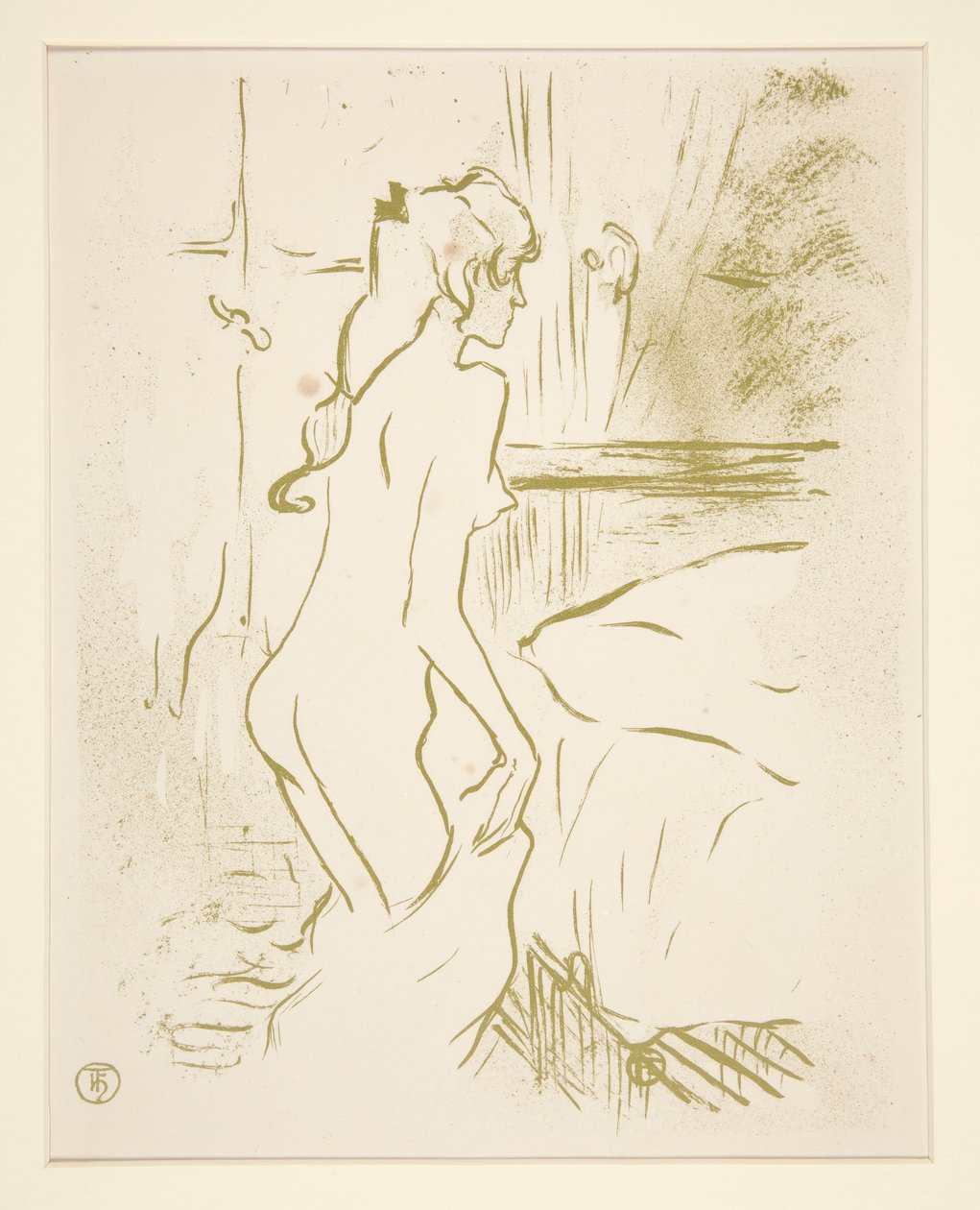 Etude de femme (studie av en kvinna) av Henri de Toulouse Lautrec