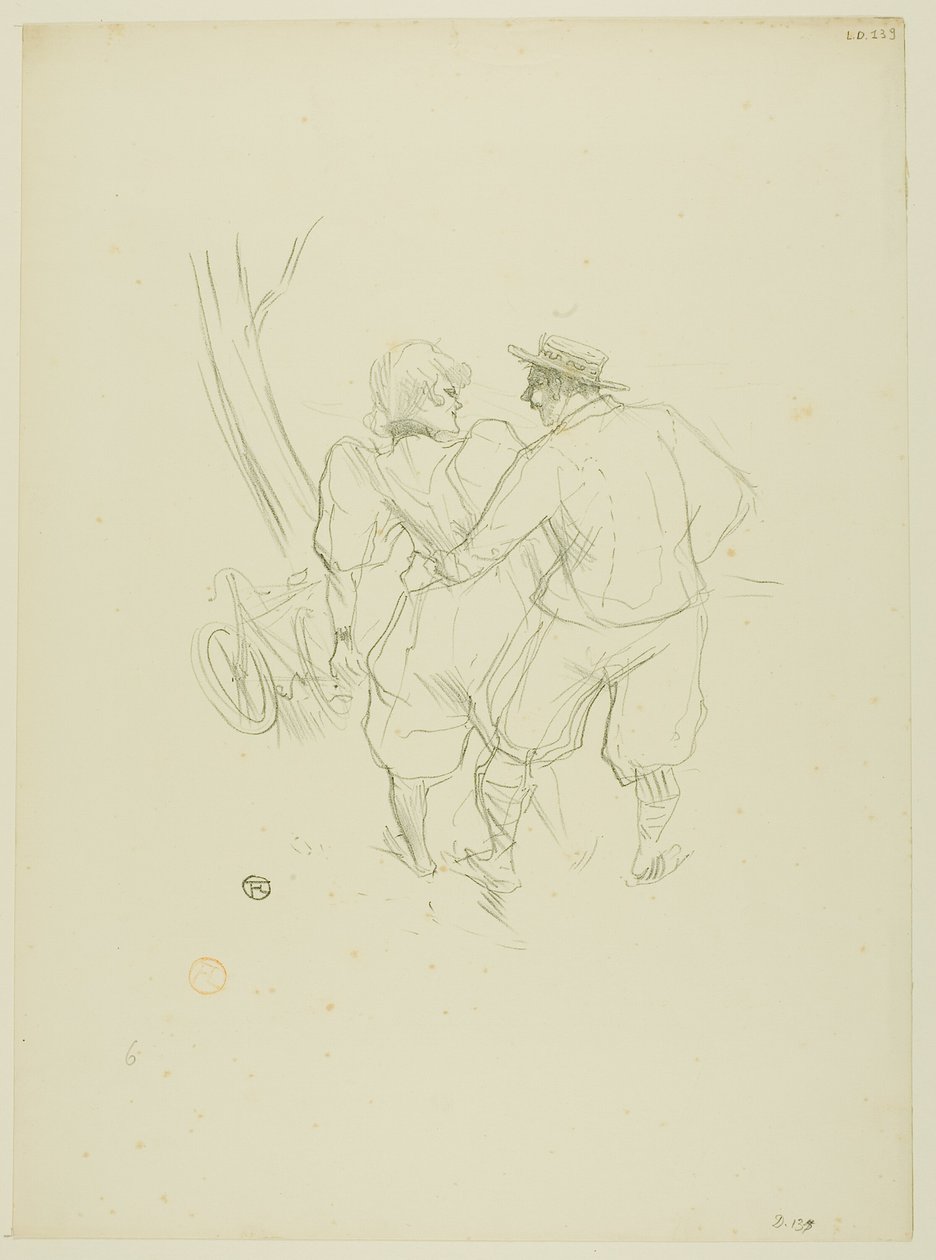 Floréal, från Melodier av Désiré Dihau av Henri de Toulouse Lautrec