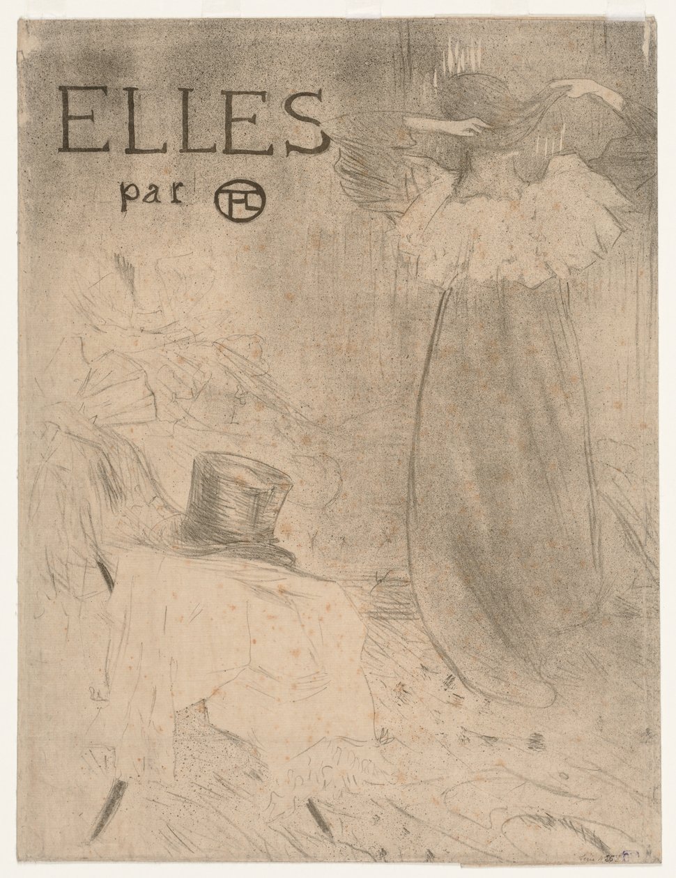 Mapp för Frontispice of Elles av Henri de Toulouse Lautrec