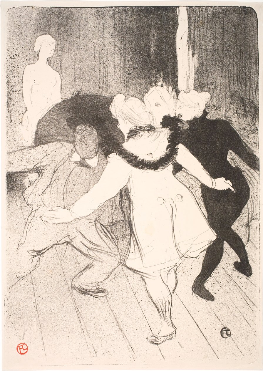 Herdinna Follies. Monsieur Prudhommes blygsamhet av Henri de Toulouse Lautrec