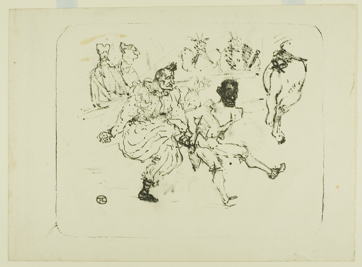 Footit och Chocolat av Henri de Toulouse Lautrec