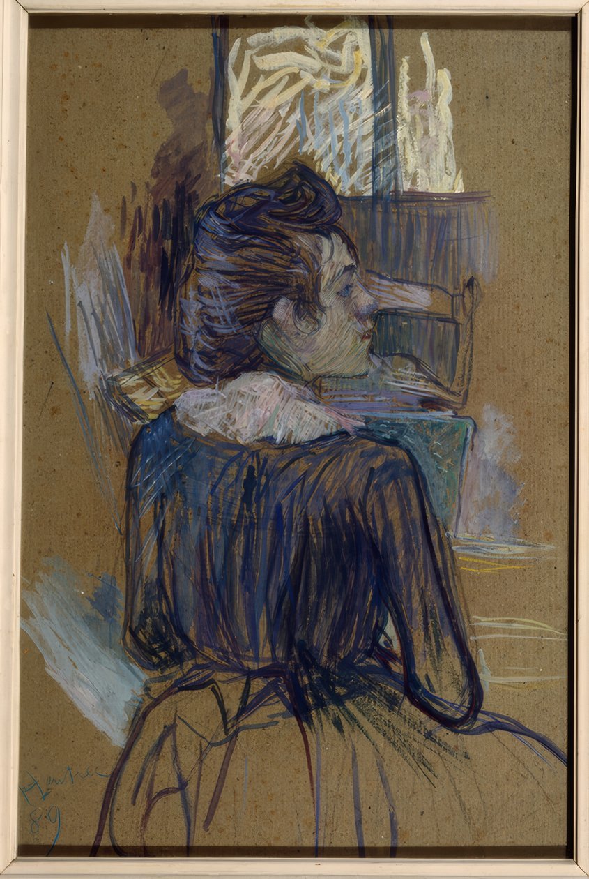 Kvinna vid fönstret av Henri de Toulouse Lautrec