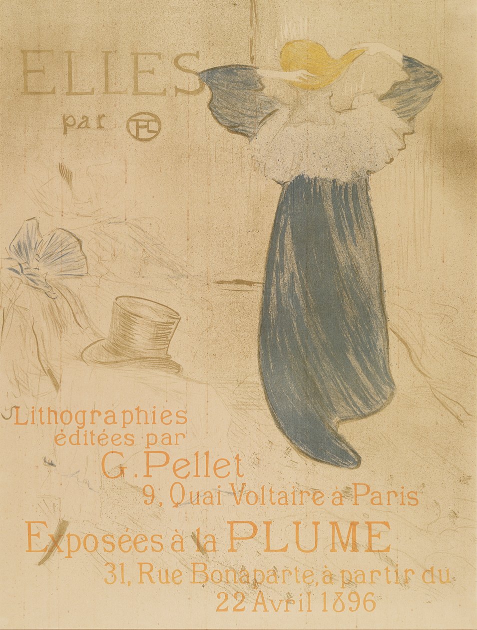 Frontispice för Elles, 1896 av Henri de Toulouse Lautrec