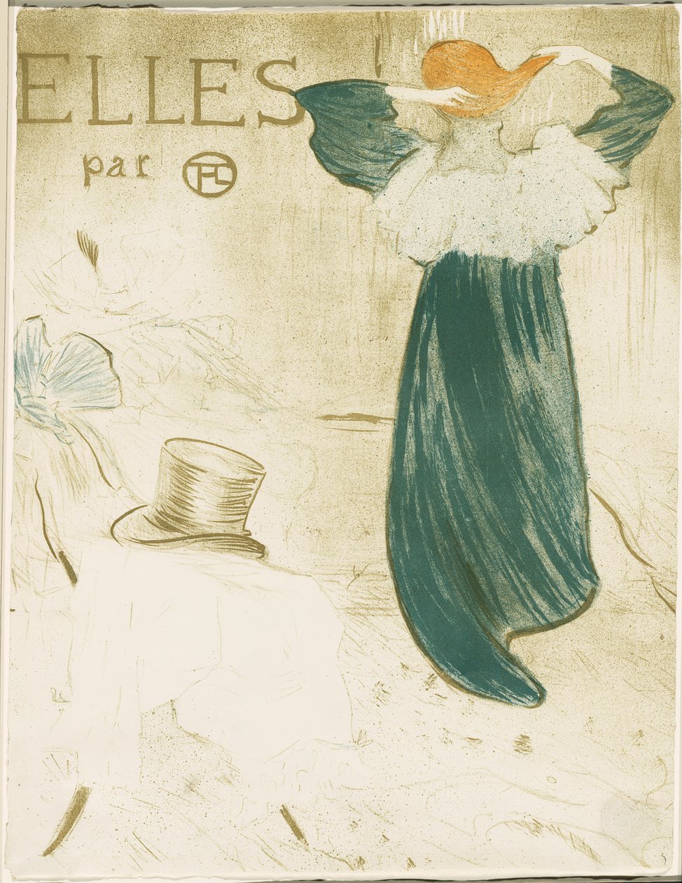 Frontispice, från Elles av Henri de Toulouse Lautrec