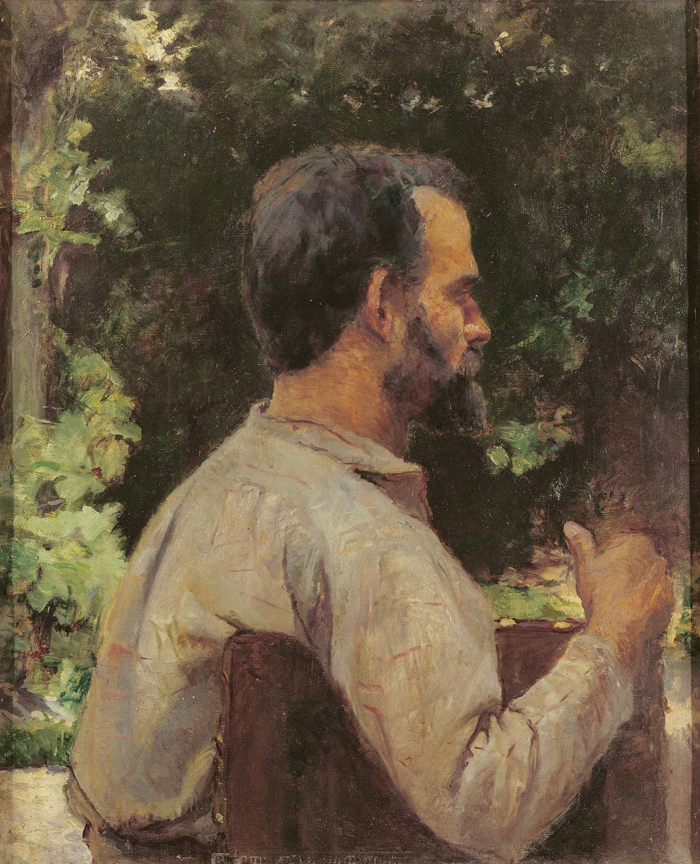 Chef för en man, Monsieur Etienne Devismes, 1882 av Henri de Toulouse Lautrec