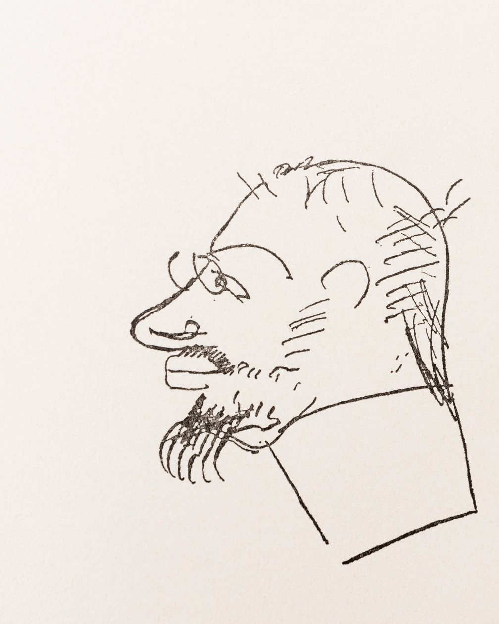 Henri Toulouse-Lautrec. Självporträtt. av Henri de Toulouse Lautrec
