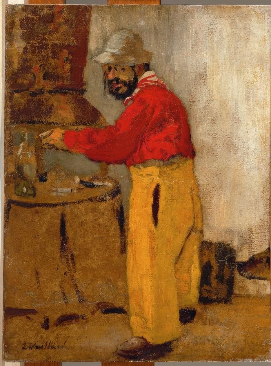 Henri de Toulouse-Lautrec, i Villeneuve sur Yonne, bland Natansons av Henri de Toulouse Lautrec