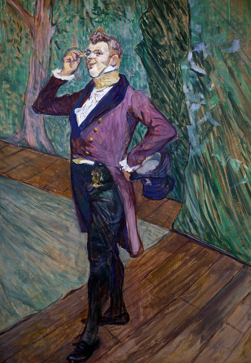 Henry de Samary, skådespelare i Comedie Francaise av Henri de Toulouse Lautrec