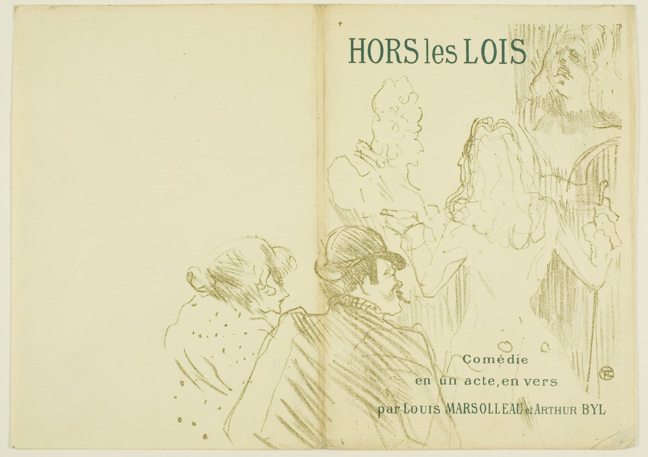Hyllning till Molière av Henri de Toulouse Lautrec