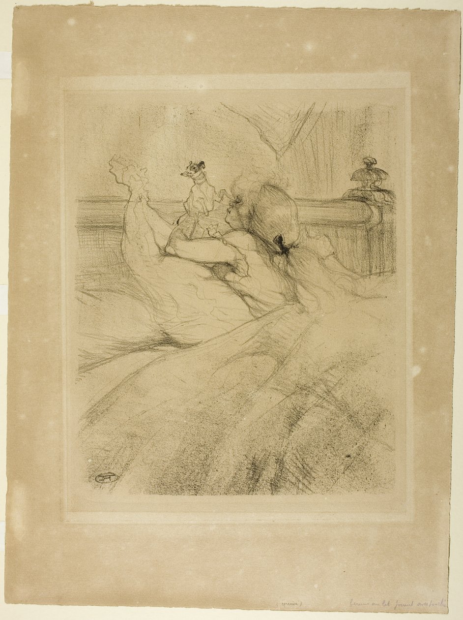 I sängen av Henri de Toulouse Lautrec