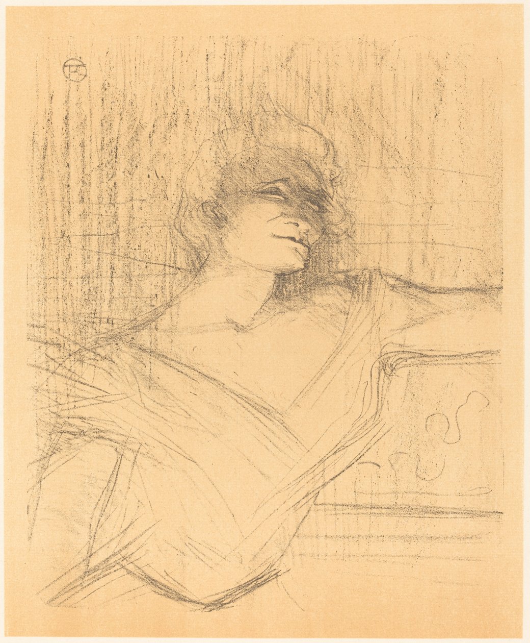 I "La glu" (I "La glu") av Henri de Toulouse Lautrec