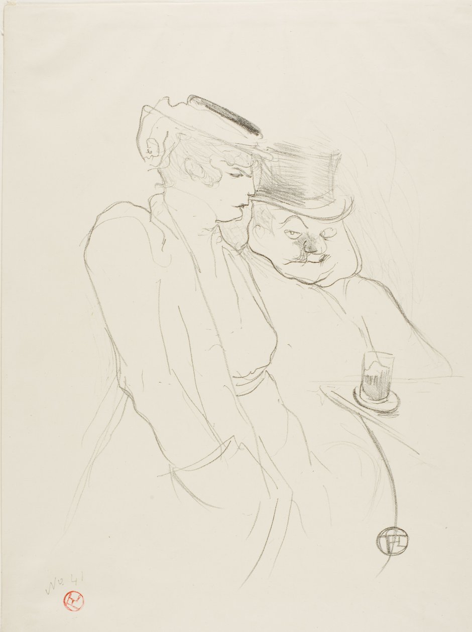I Fyrtioårsåldern av Henri de Toulouse Lautrec