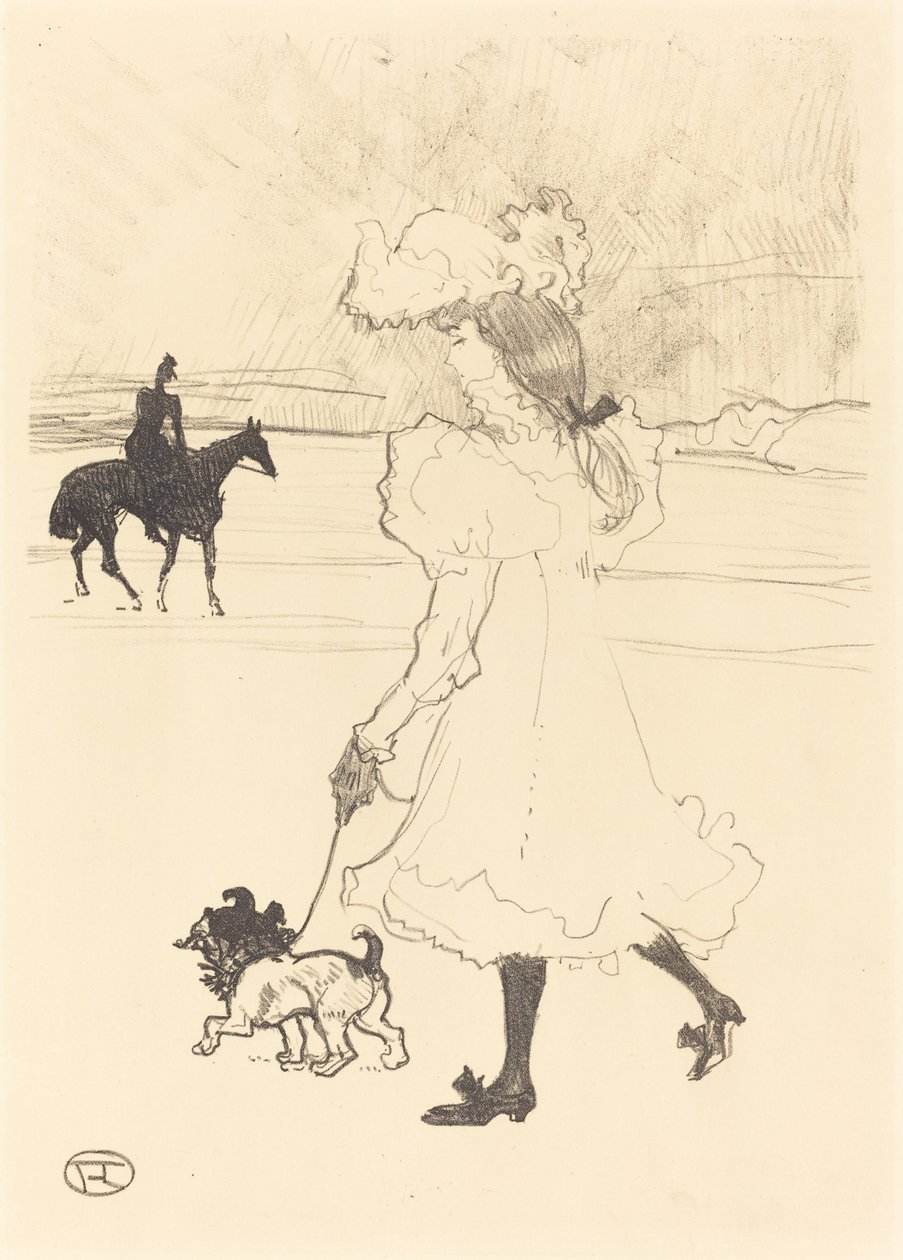 In the Woods (Au bois) av Henri de Toulouse Lautrec