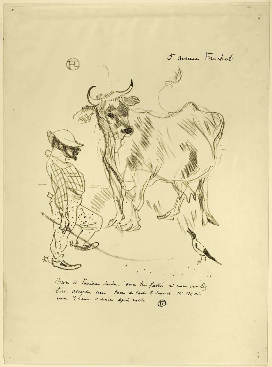 Inbjudan till ett glas mjölk av Henri de Toulouse Lautrec