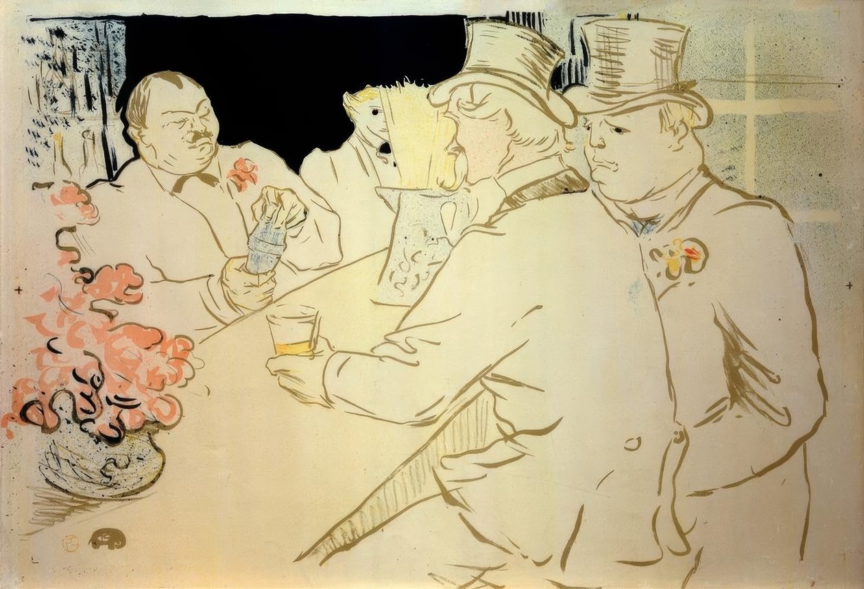 Irish American Bar beställer The Chapbook av Henri de Toulouse Lautrec