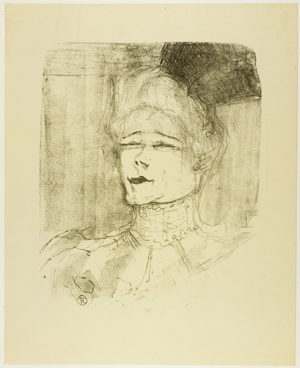 Treize Lithographysswedish の Jeanne Granier av Henri de Toulouse Lautrec