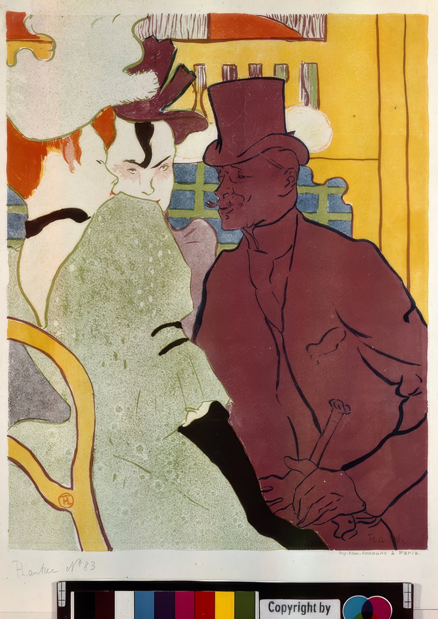 Engelsmannen vid Moulin Rouge av Henri de Toulouse Lautrec