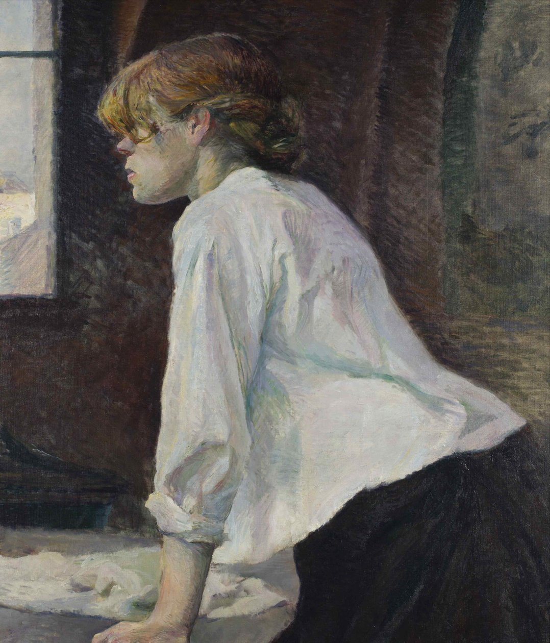Tvätterskan, 1886-1887. av Henri de Toulouse Lautrec