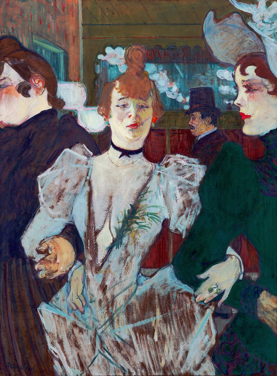 La Goulue vid Moulin Rouge av Henri de Toulouse Lautrec