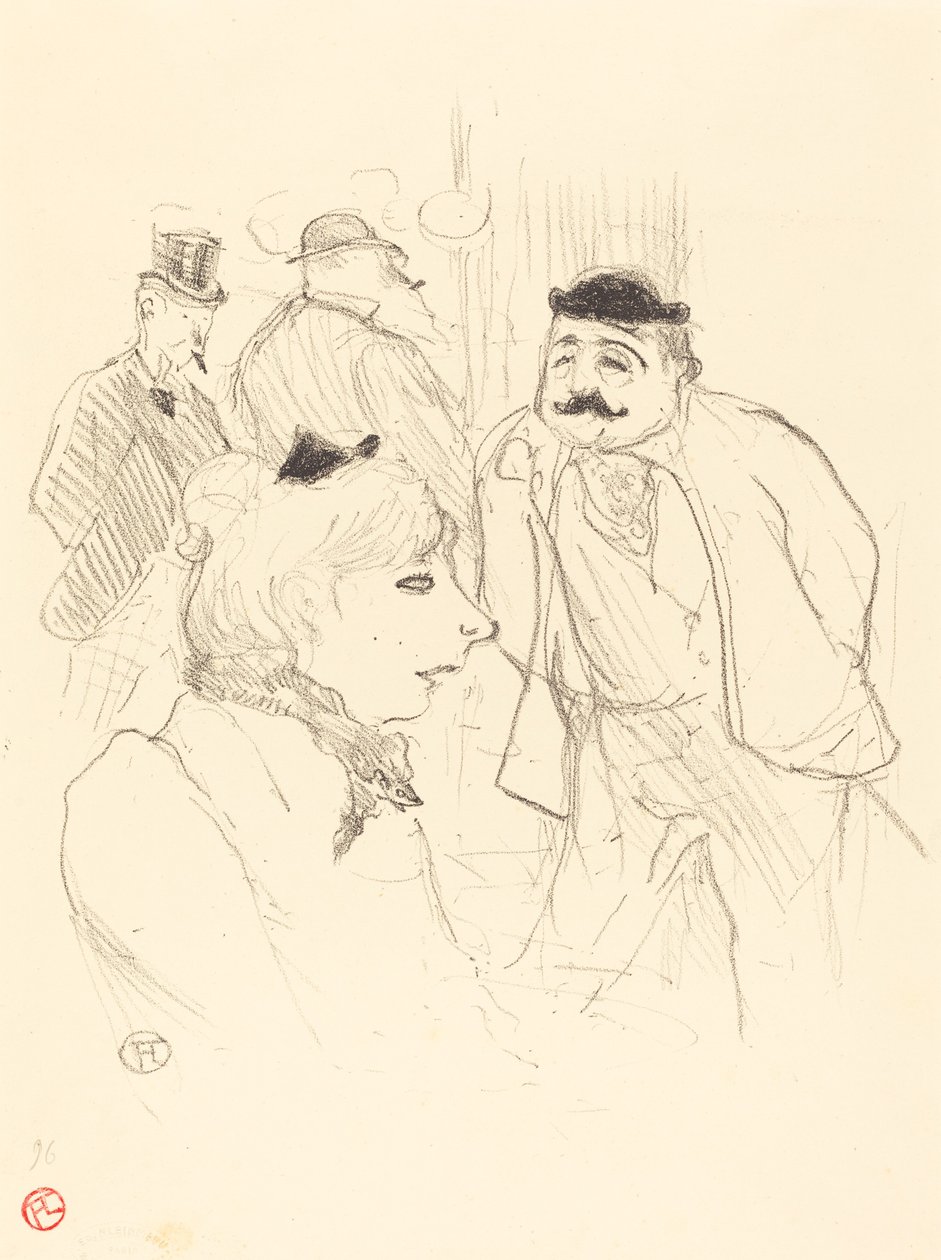 Stjälken (Moulin Rouge) av Henri de Toulouse Lautrec