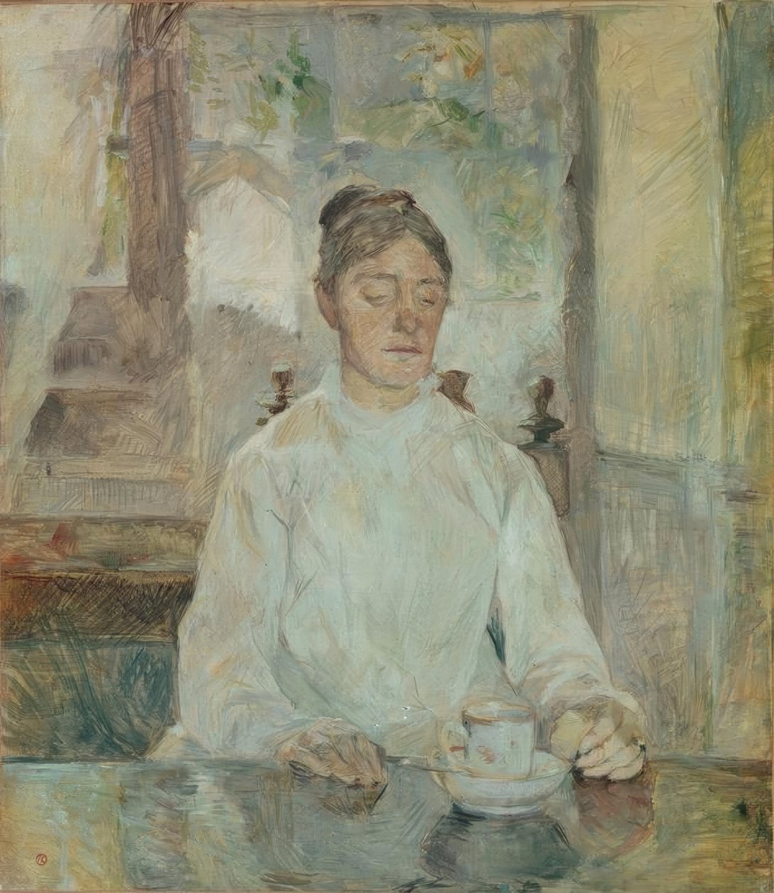 Konstnärens mor, grevinnan Adèle de Toulouse-Lautrec, e av Henri de Toulouse Lautrec