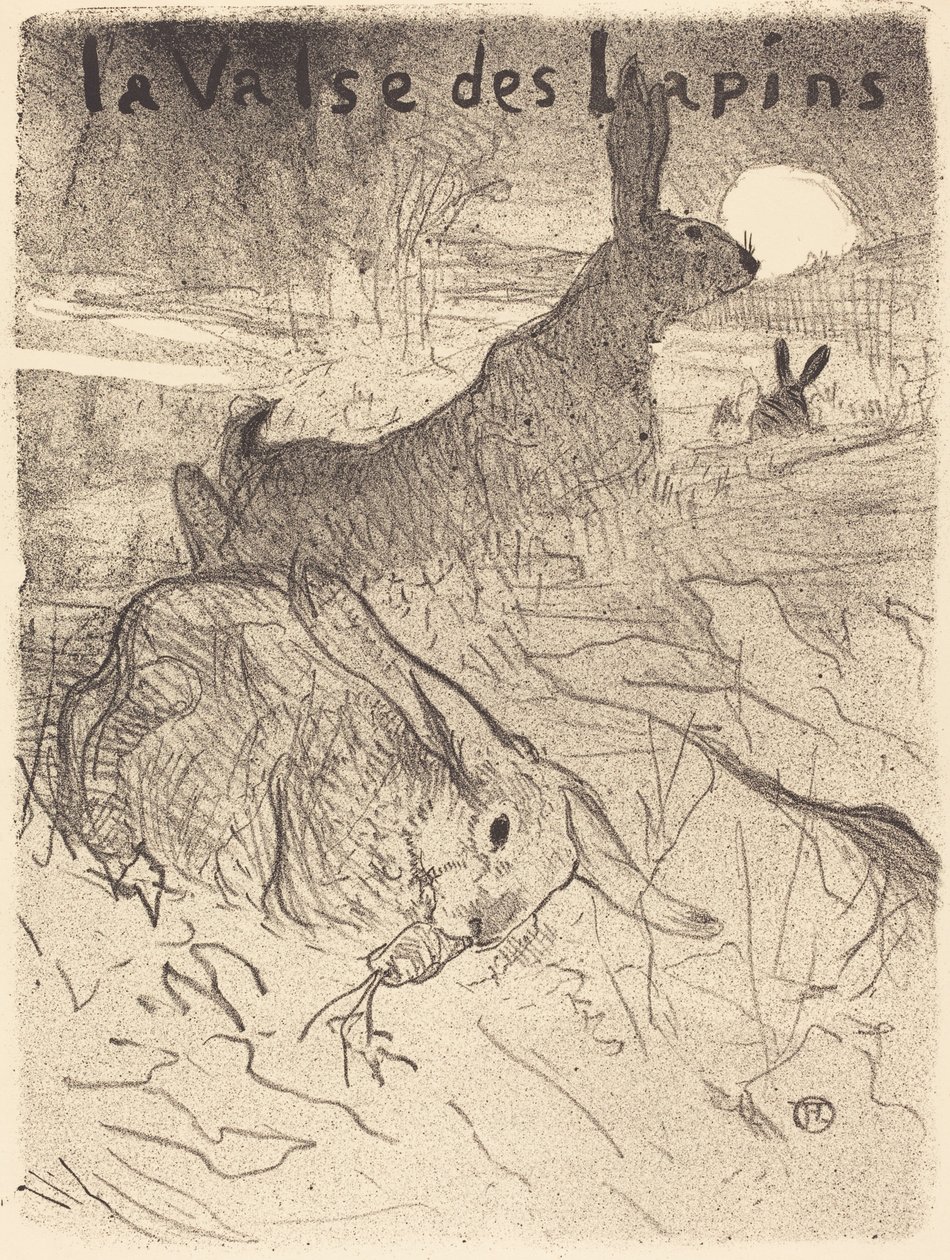 Kaninernas vals av Henri de Toulouse Lautrec
