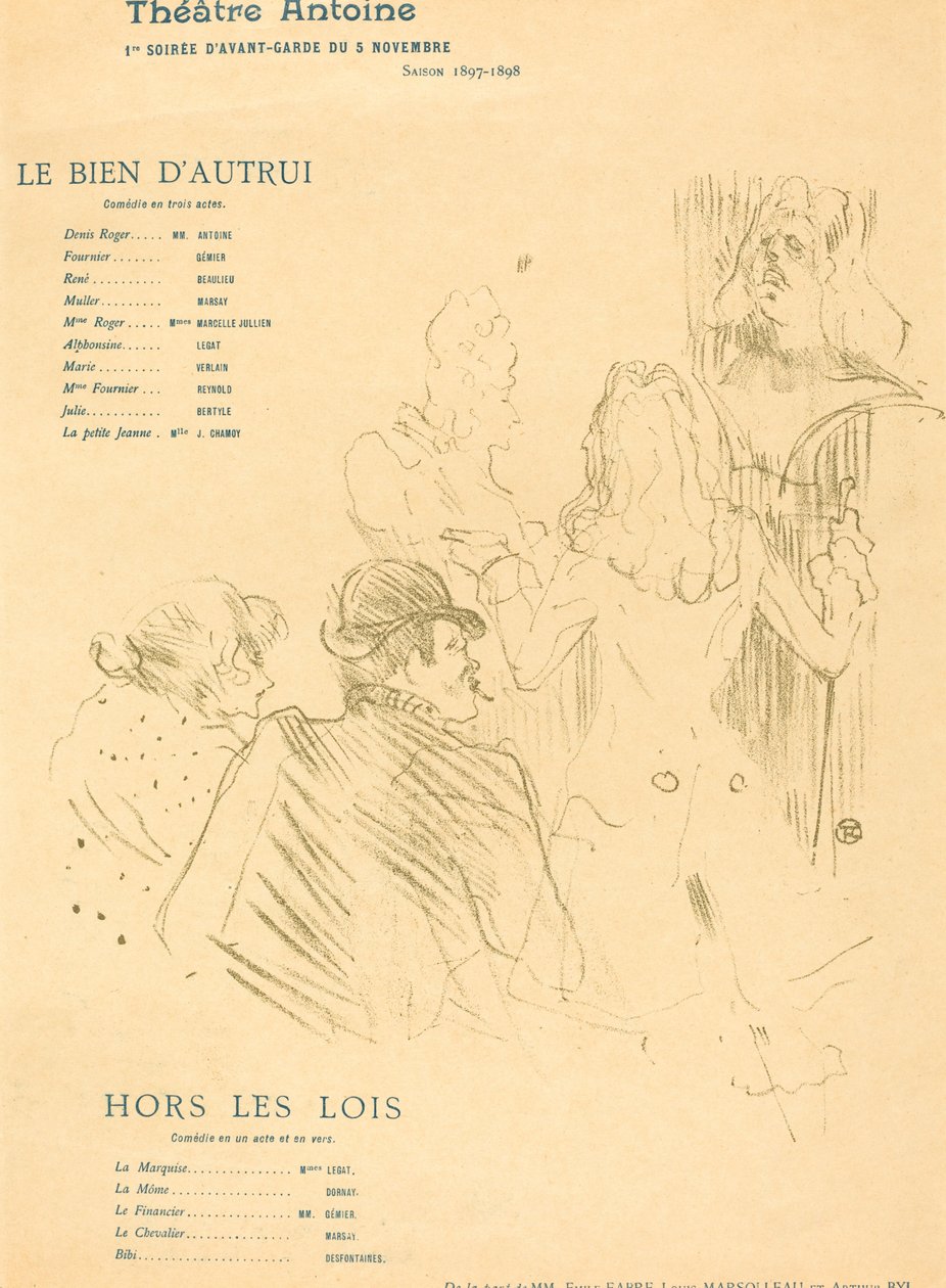 Andras bästa; fredlösa av Henri de Toulouse Lautrec