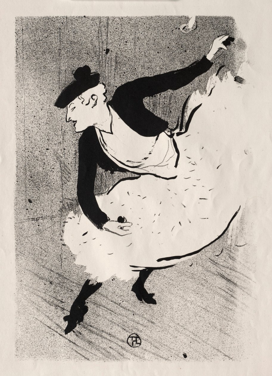 Le Café-concert: Edmée Lescot av Henri de Toulouse Lautrec