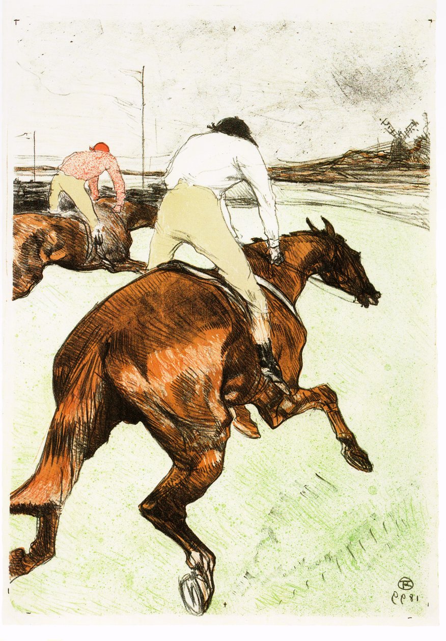 Jockeyn, 1899 av Henri de Toulouse Lautrec