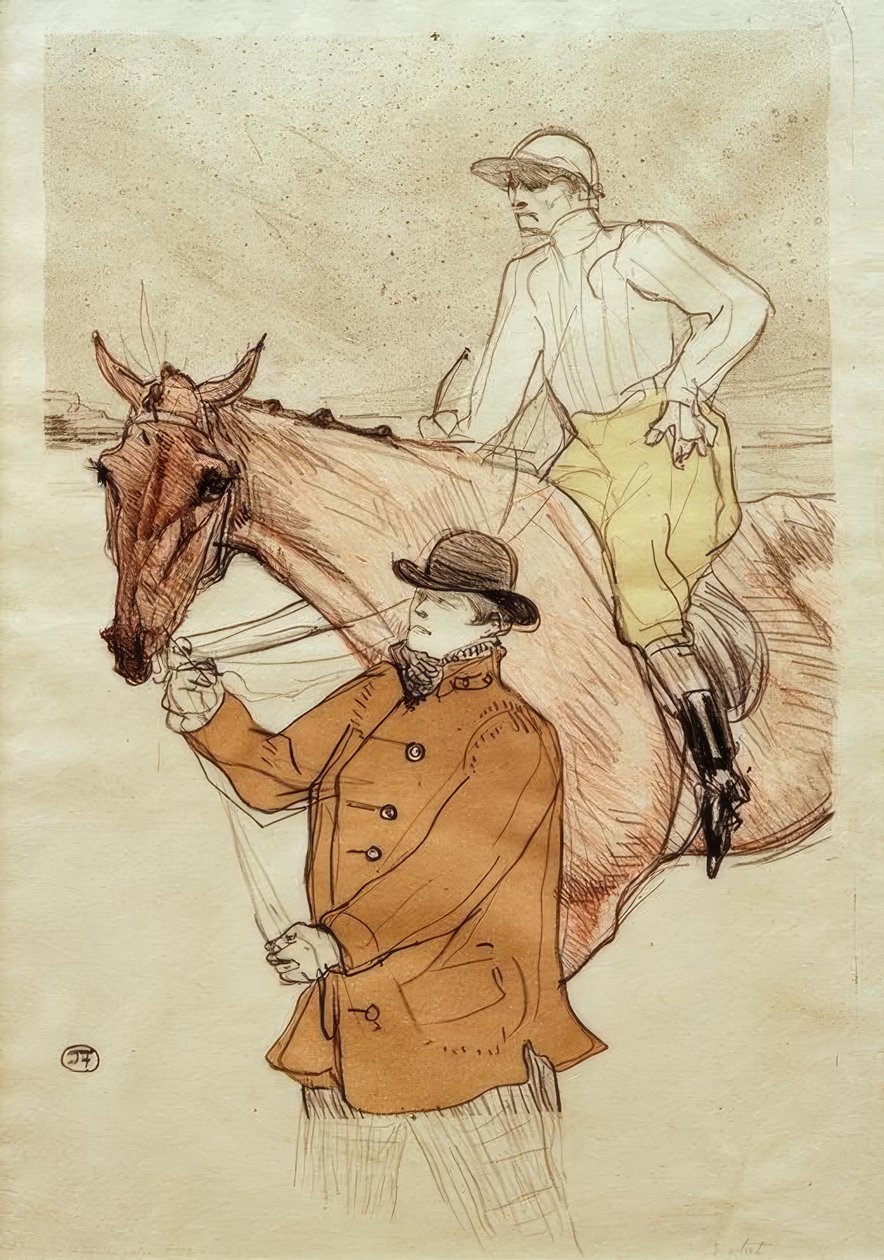 Jockeyn kommer till polen av Henri de Toulouse-Lautrec
