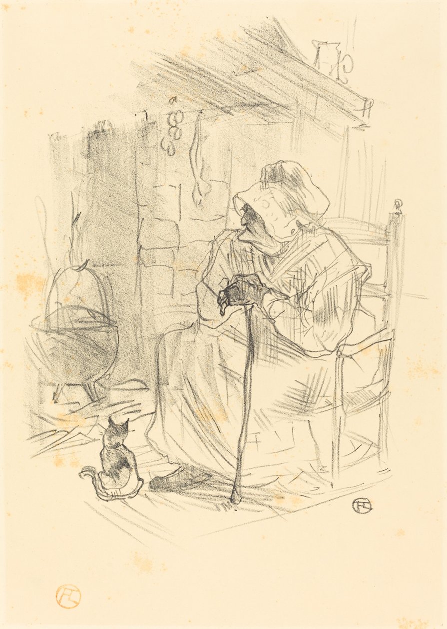 Den hemliga av Henri de Toulouse Lautrec