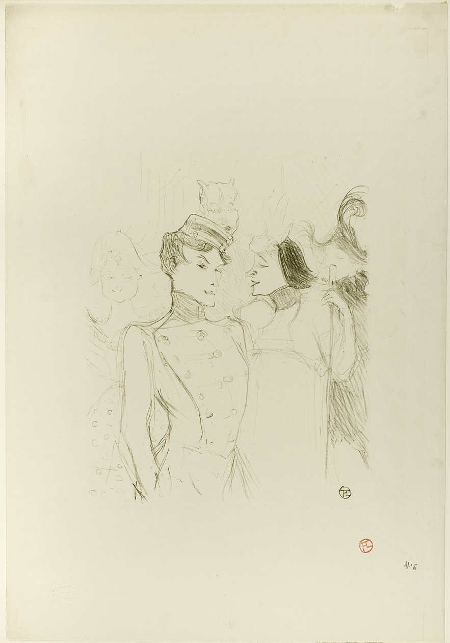 Lender och Lavallière i en revy på Variétés av Henri de Toulouse Lautrec