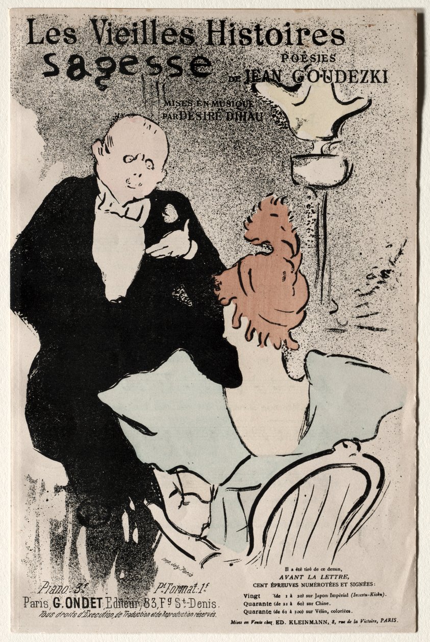 De gamla berättelserna: Visdom av Henri de Toulouse Lautrec