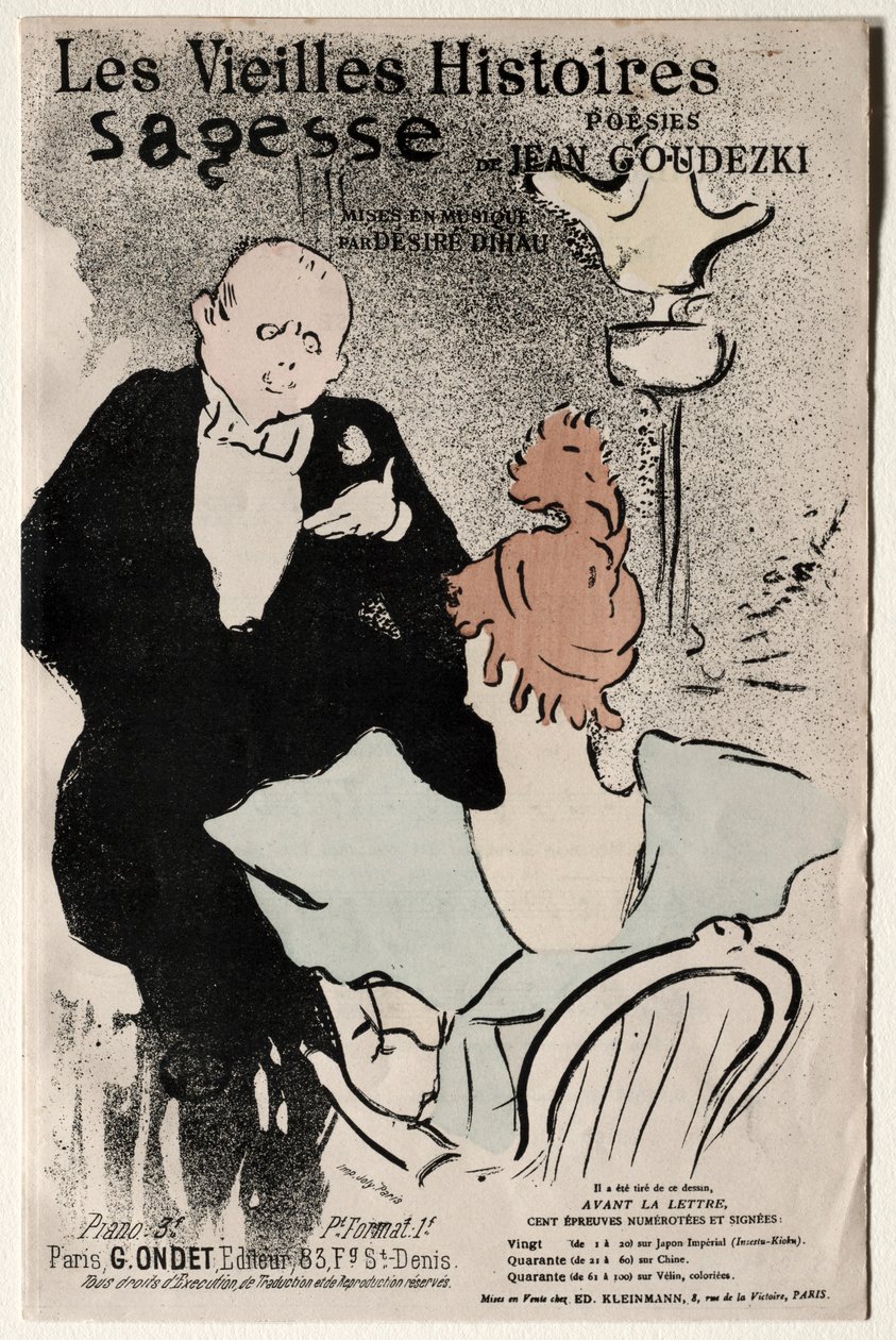 De gamla berättelserna: Visdom, 1893. av Henri de Toulouse Lautrec