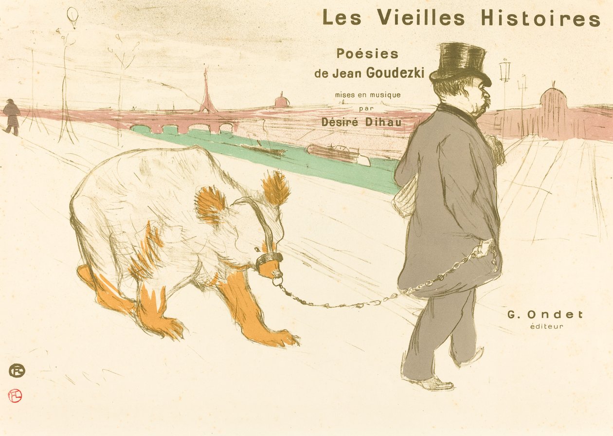 Old Stories (omslag/frontispice) av Henri de Toulouse Lautrec