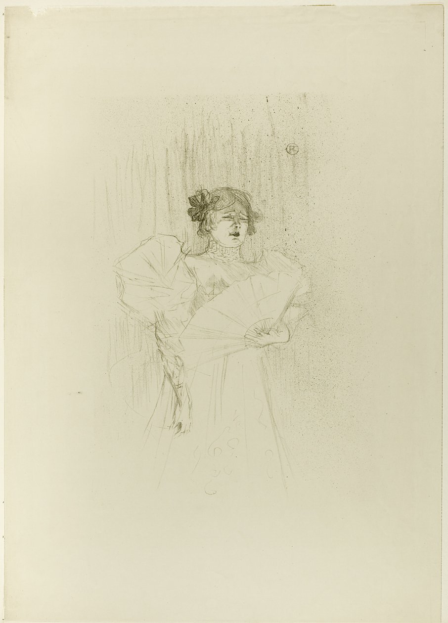 Luce Myres, framifrån av Henri de Toulouse Lautrec