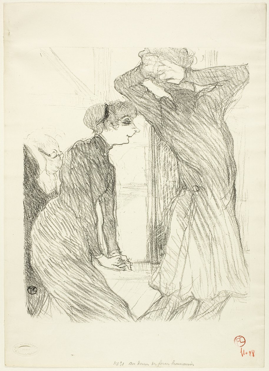 Lugné-Poé och Bady, i "Above Human Forces" av Henri de Toulouse Lautrec