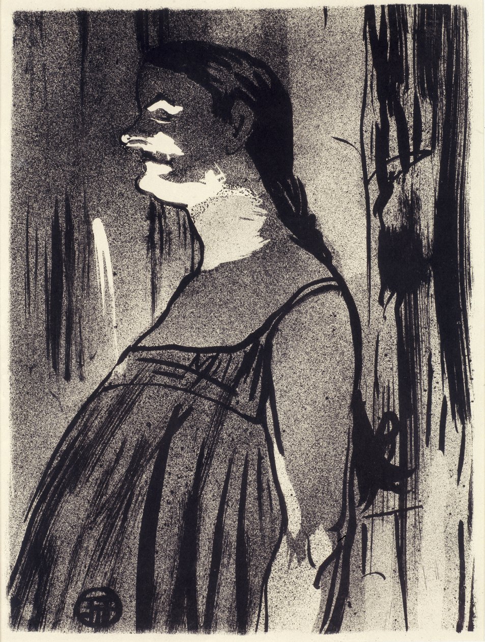 Madame Abdala, tallrik 6 från Le Café Concert Series, 1893 av Henri de Toulouse Lautrec