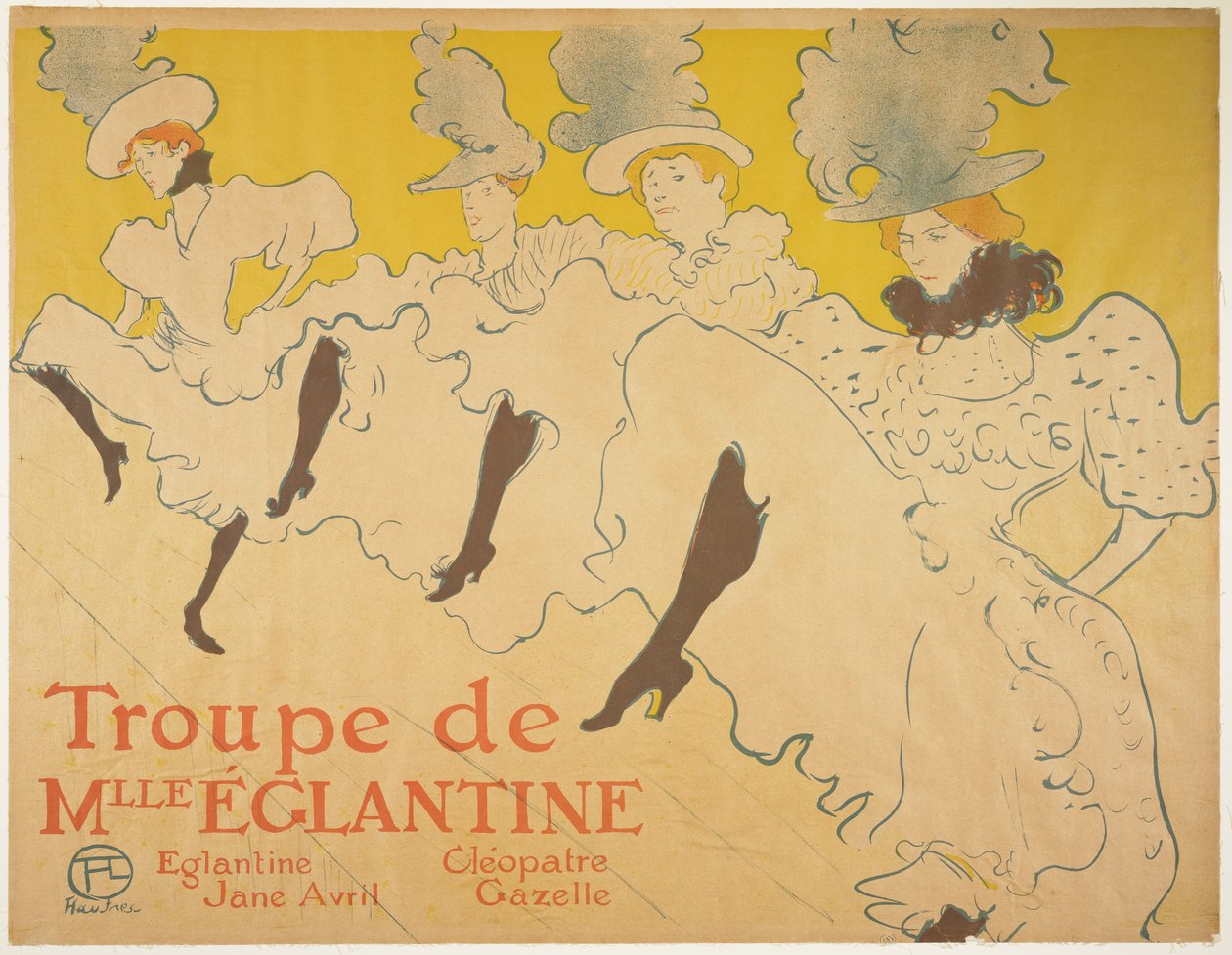 Miss Eglantines Troupe, 1896 av Henri de Toulouse Lautrec