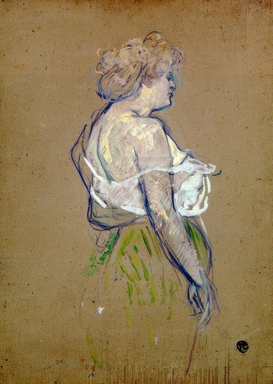 Miss Lucie Bellanger av Henri de Toulouse Lautrec