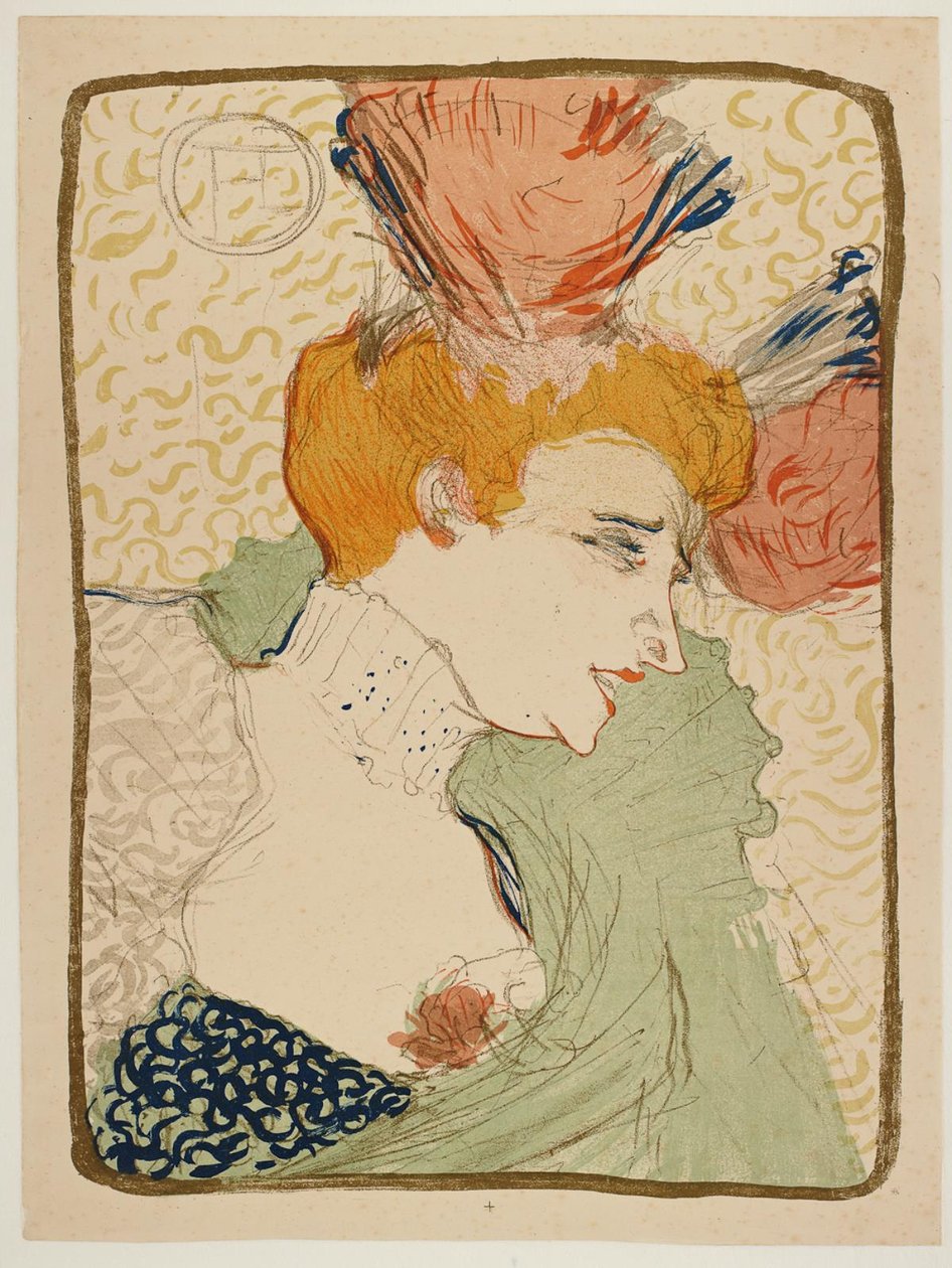 Miss Marcelle Lender, byst av Henri de Toulouse Lautrec