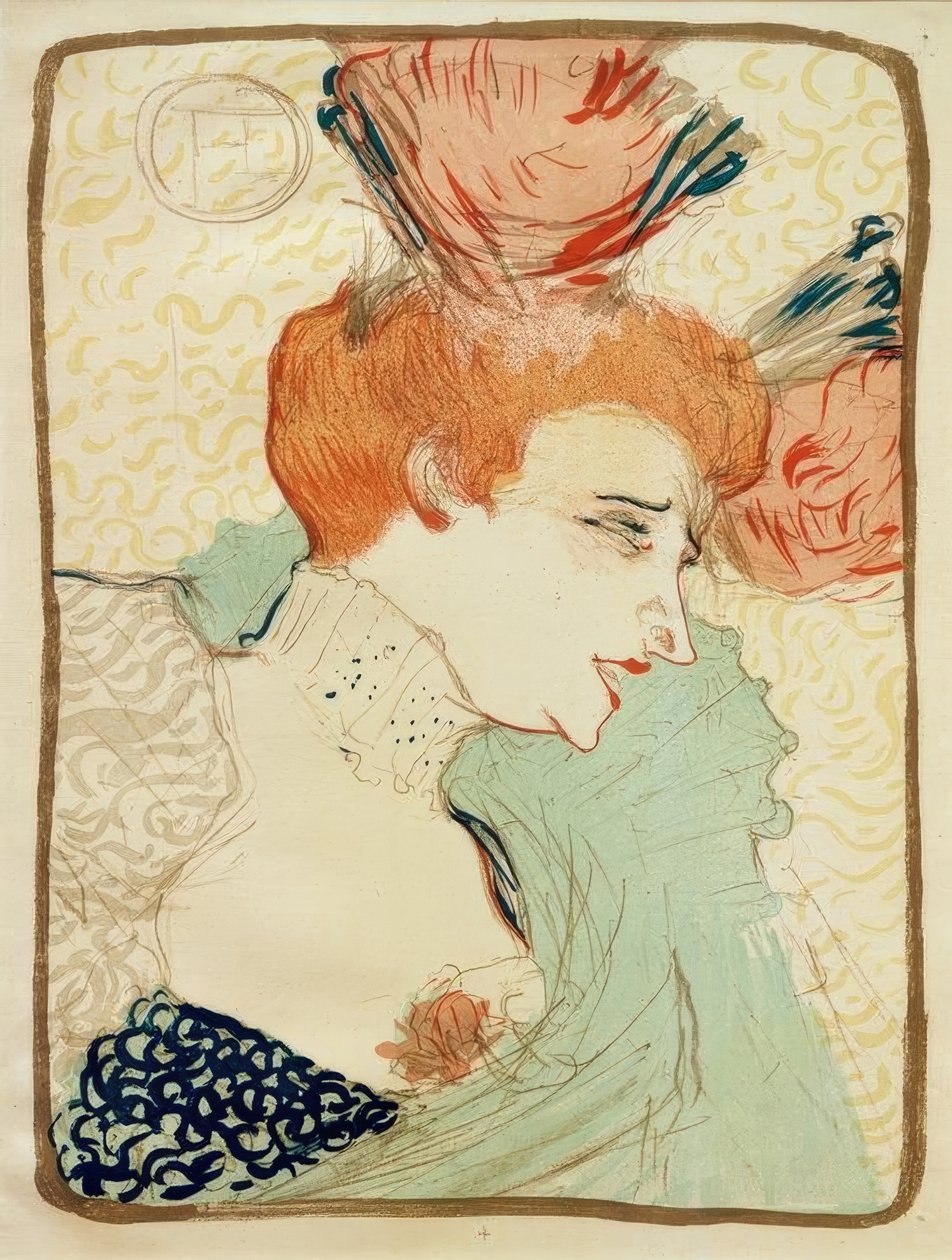 Miss Marcelle Lender, byst av Henri de Toulouse Lautrec