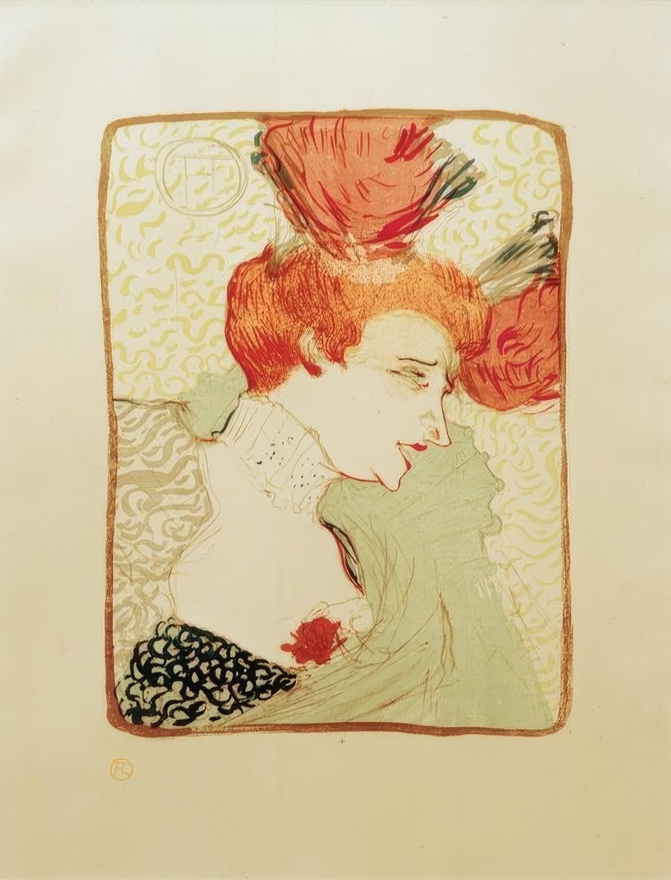 Miss Marcelle Lender, byst av Henri de Toulouse Lautrec